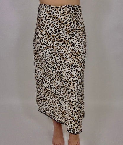 Leopard Midi Skirt