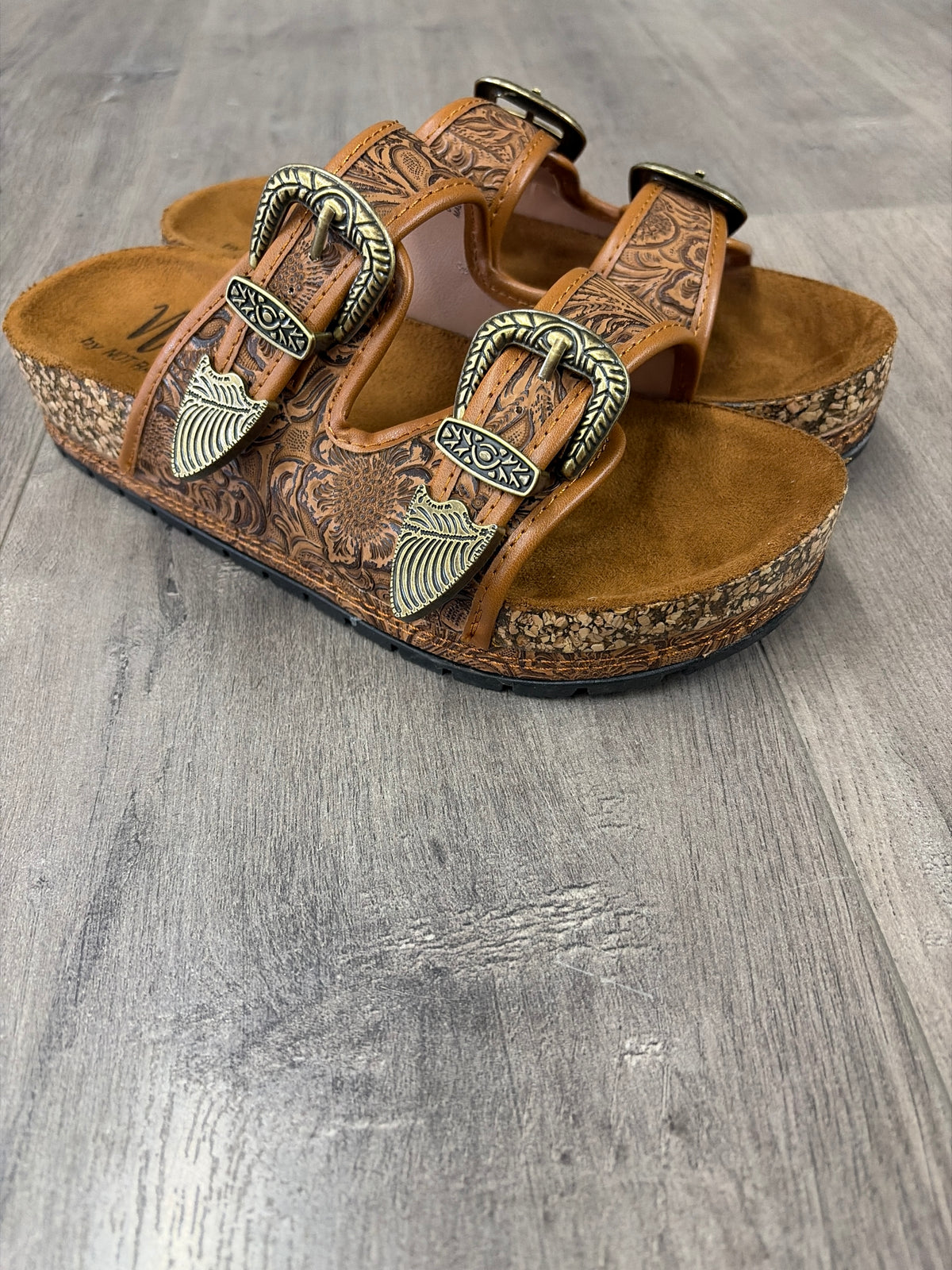 Morgana Dual Strap Western Sandal