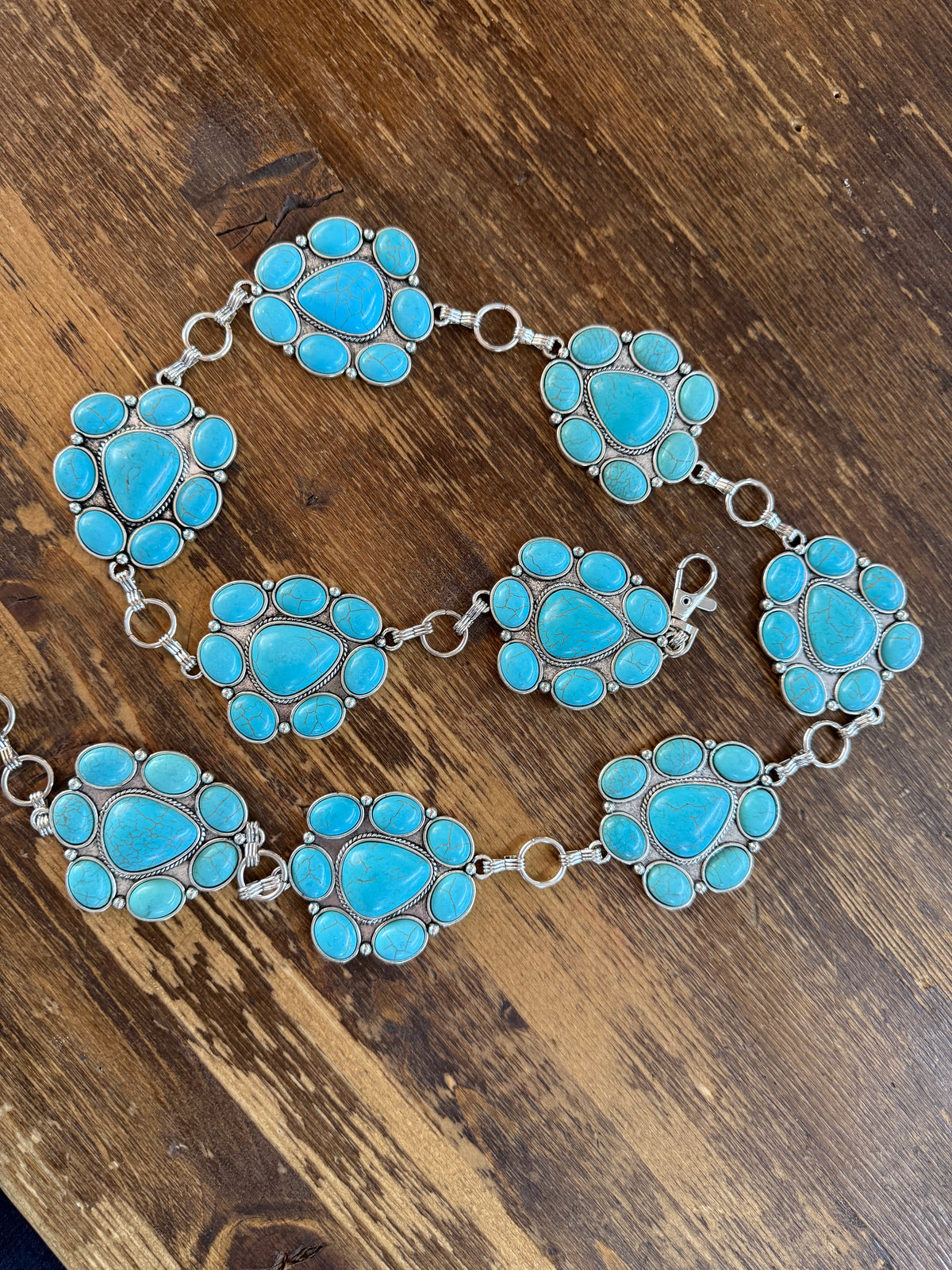 Western Stone Concho Belt
