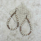 Pearl Bead Teardrop Earrings