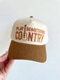 Play Something Country Vintage Trucker Hat