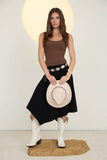 Stud Detail Knit Tank Top
