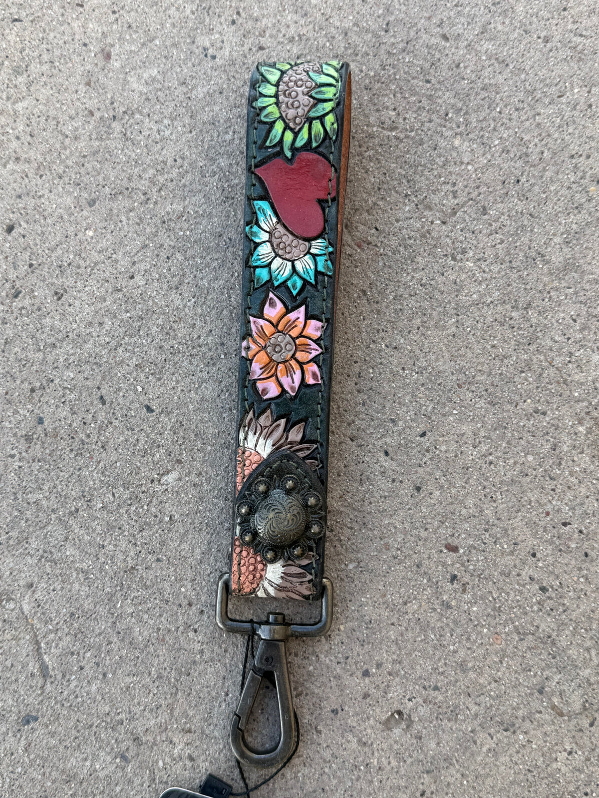 Leather Tooled Keychains