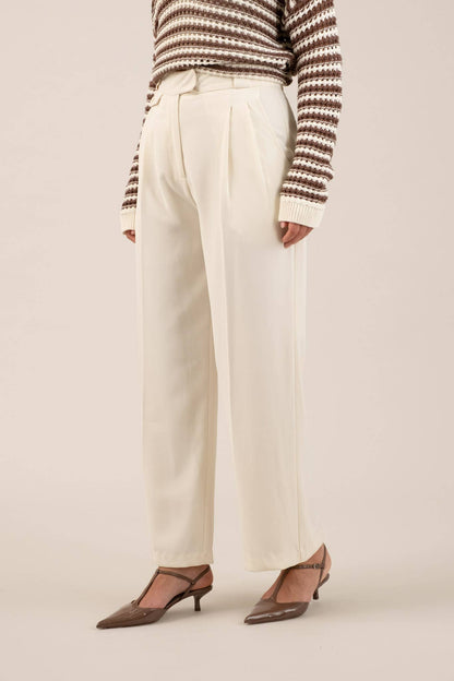 High Waist Wide Leg Dress Pants