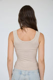 Stud Detail Knit Tank Top