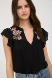 Floral Embroidery Top
