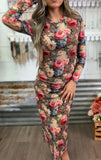 Flower Mesh Dress