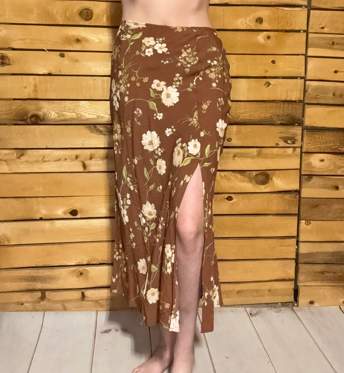 Floral Midi Skirt