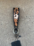 Leather Tooled Keychains