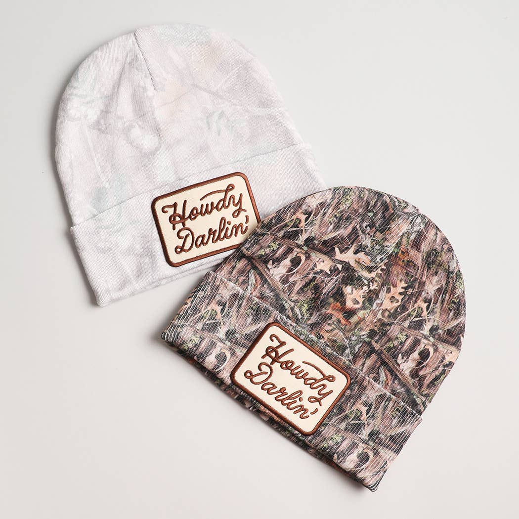 Howdy, Darlin' Camo Beanie