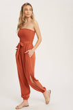 Strapless Harem Jumpsuit