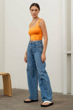 Cropped Square Neck Tank