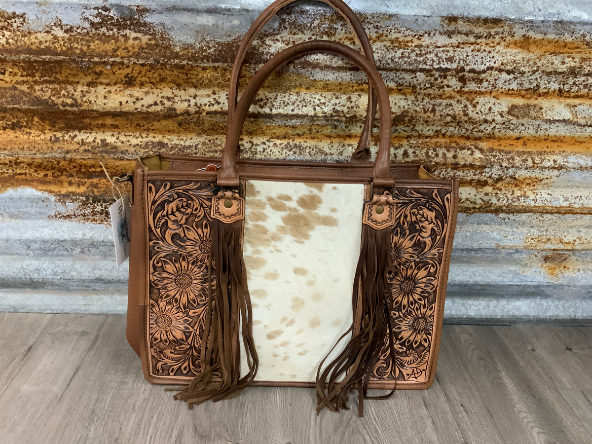 Large Tooled Tote