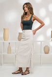 Cropped Square Neck Tank