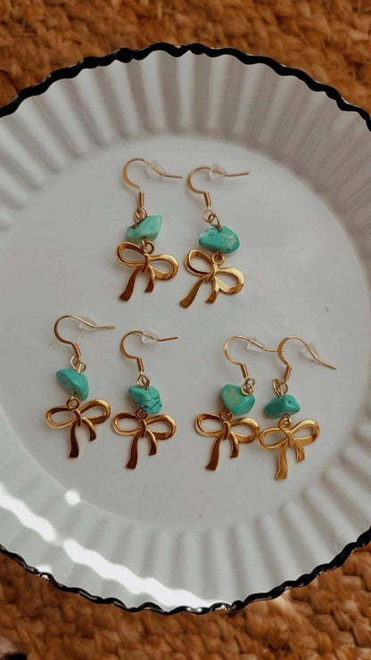 Cowgirls Wear Bows Too Dangles