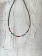 Western Boho Navajo Bead Choker Necklace