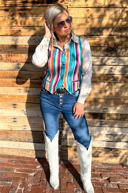 Serape Vest