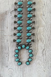 Stone Squash Blossom Necklace