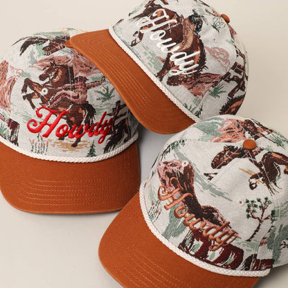 Howdy Rope Trucker Hat