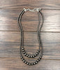 24" Polish Western Bead 2-strand Necklace
