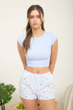 Simple Joys Short Sleeve Knit Top