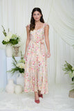 Floral Sleeveless Midi Dress