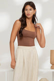 Cropped Square Neck Tank