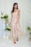 Floral Sleeveless Midi Dress