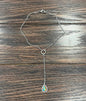 Drop Gemstone Y-Necklace