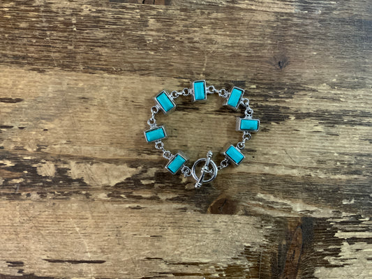 Rectangle Stone Bracelet