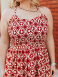 Aztec Smocked Dress