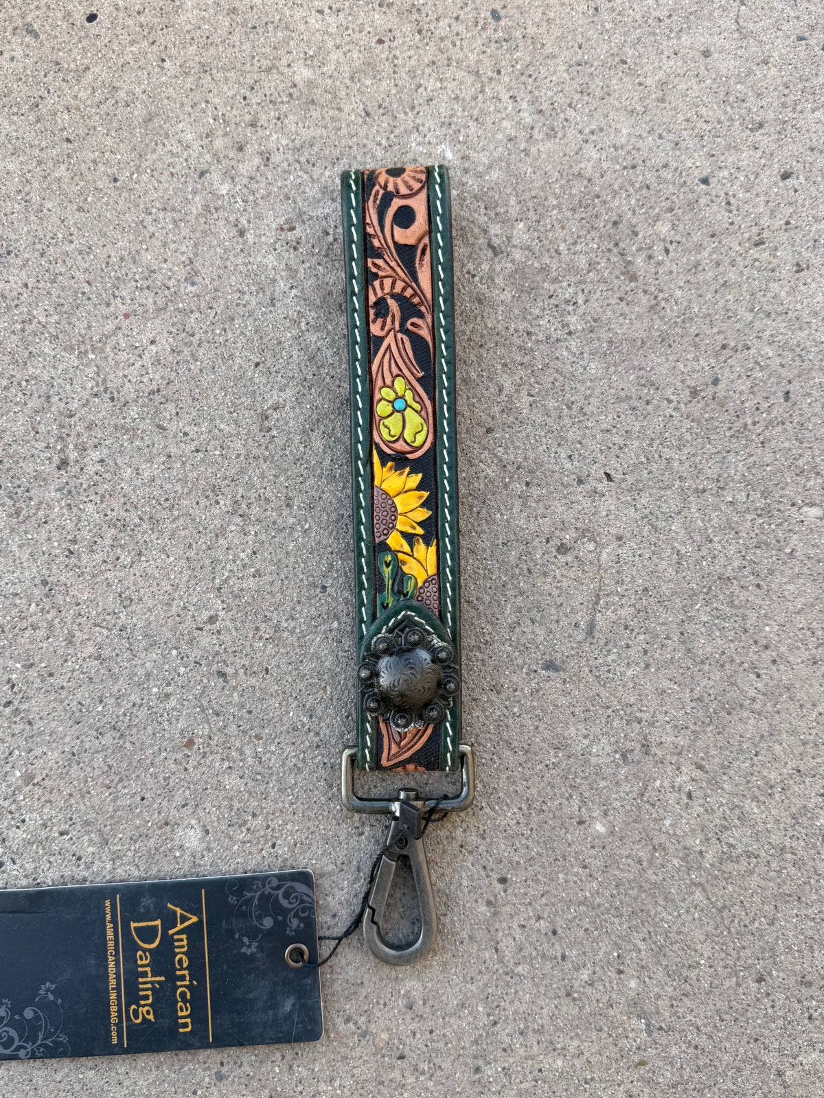 Leather Tooled Keychains