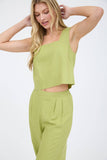 High Waist Linen Pants