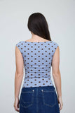 Polka Dot Knit Top