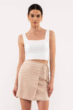 Cropped Square Neck Tank