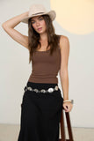 Stud Detail Knit Tank Top