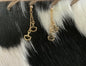 Gold Horsebit Dangle Earrings