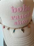 Western Pendant Charm Trucker Hat Chain