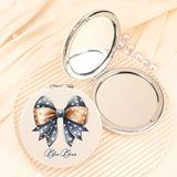 Travel Pocket Compact Bow Mirror
