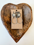 Western Twisted Textured Hoop Conch