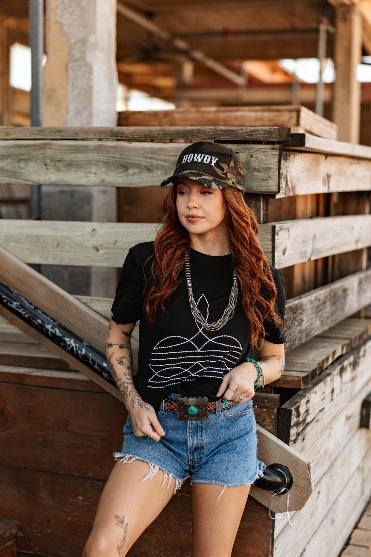 Boot stitch Rodeo Tee