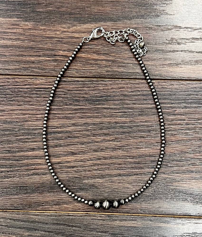 15" Polish Western Bead Necklace