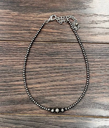 15" Polish Western Bead Necklace