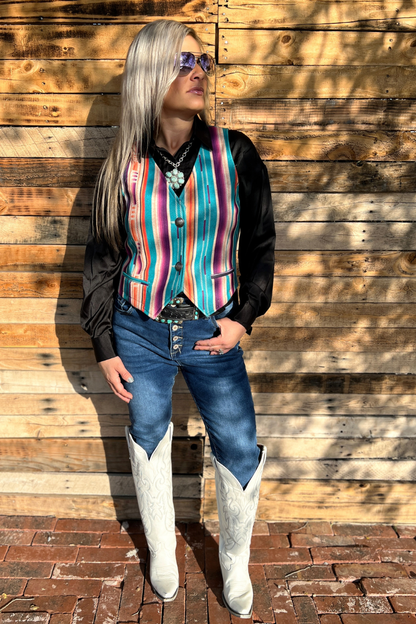 Serape Vest
