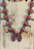 Rustic Couture Squash Blossom Necklace