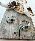 1.50” Western Flower Hoops Earrings 