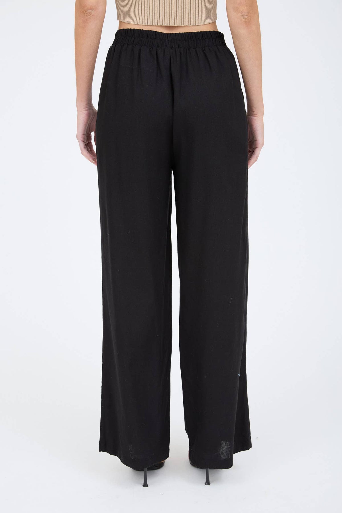 High Waist Linen Pants
