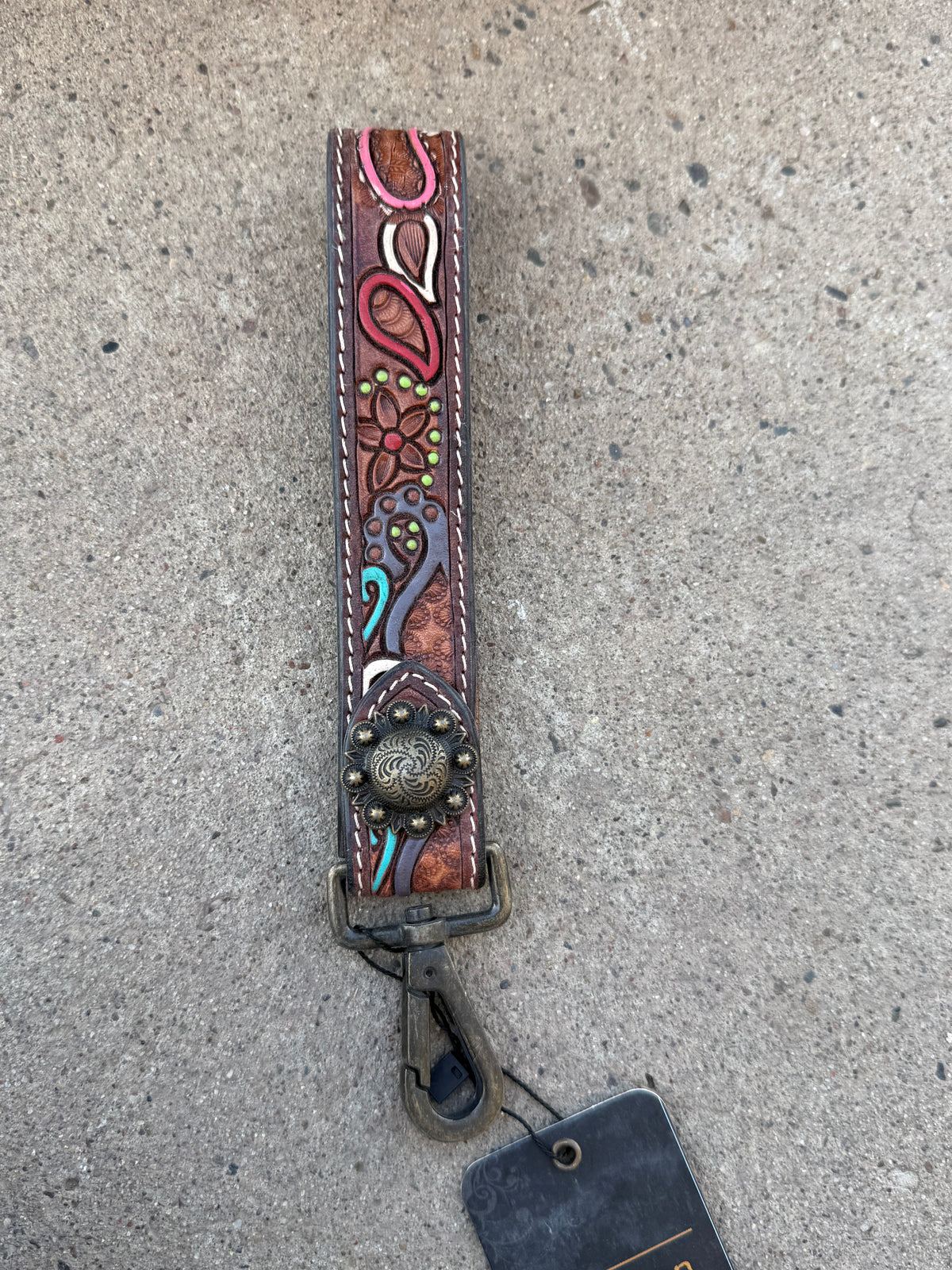 Leather Tooled Keychains