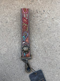 Leather Tooled Keychains