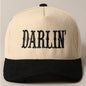 DARLIN' Corduroy Trucker Cap